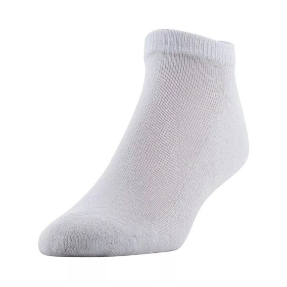 Men's Powersox All Sport Moisture Wicking No Show Socks 12 Pair White Sizes 6-12 - Picture 6 of 9